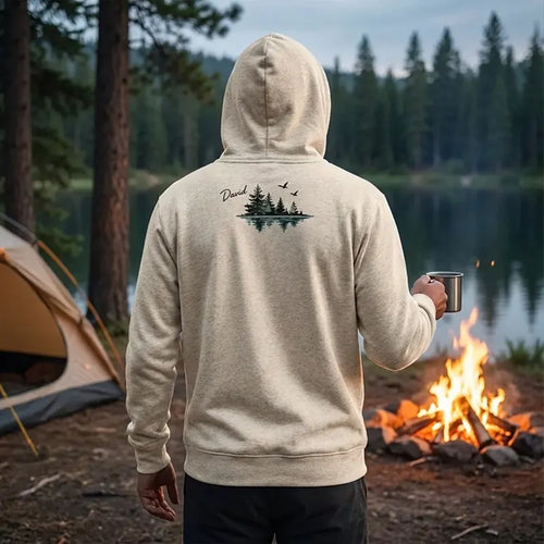 Personalized Livin' The Reel Life Fishing Hoodie