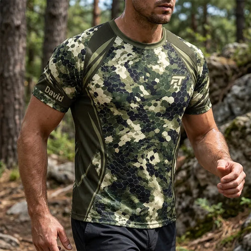 Custom Predator HexCamo Graphic T-Shirt