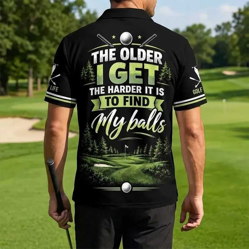 Golfing Good Golf Better Days Personalized Golf Polo Shirt
