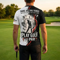 Jesus Play Golf And Pray Christian T-Shirt