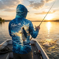 Personalized Fishers of Men Catholic Fishing Hooded Long Sleeve Shirt