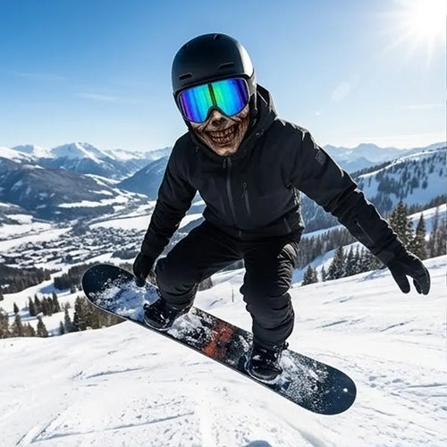 Creepy Zombie Monster 3D Printed Ski Mask