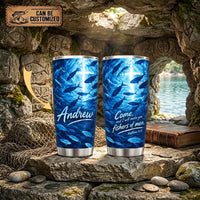 Personalized Fishers of Men Christian Fishing 20oz Tumbler