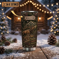 Personalized Hunting Christmas 20oz Tumbler