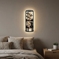 Personalized Hunting Shotgun Shell Rifle Bullet Wall Art LED