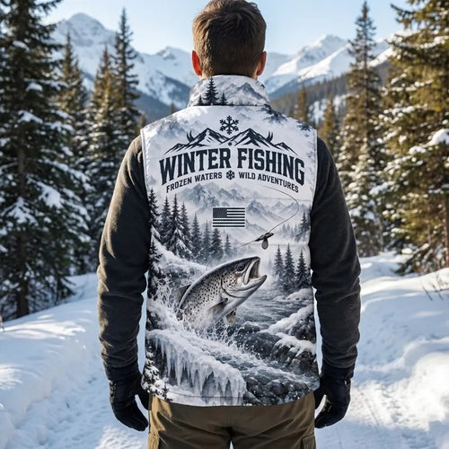 Fathom Thread Winter Fishing Personalized Puffer Vest