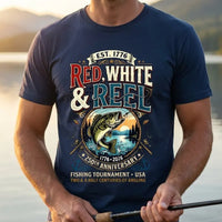 Red White and Reel Veteran T-Shirt