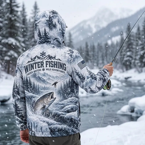 Fathom Thread Winter Fishing Personalized Windbreaker Jacket