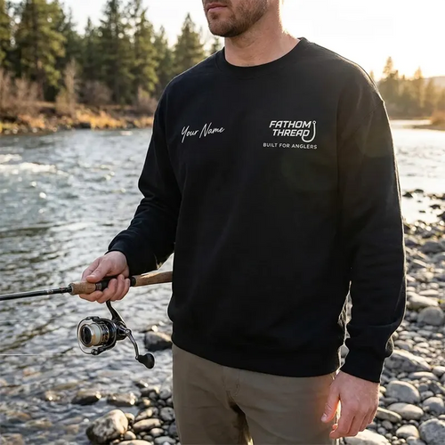 Personalized Fish More Worry Less Fishing Sweater