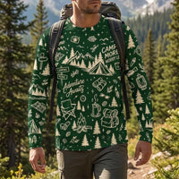 Personalized Camp More Worry Less Adventure Long Sleeve Shirt