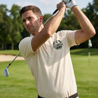 Grace Faith Golf Christian Embroidered Polo Shirt