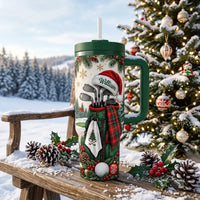 Deck the Halls and Hit Some Balls Christmas Golf 40oz Handled Tumbler