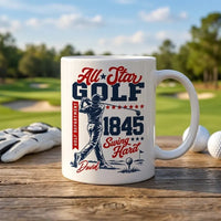 Personalized All-Star Golf Vintage Mug