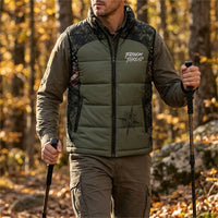 Fathom Thread American Flag Camo Tactical Puffer Vest