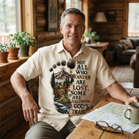 Following God's Trail Christian Mountain Hawaiian Shirt