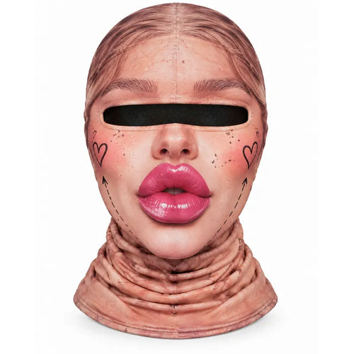 Funny Cosmetic Surgery Recovery 3D Balaclava Ski Mask