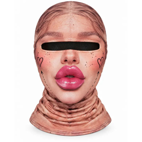 Funny Cosmetic Surgery Recovery 3D Balaclava Ski Mask