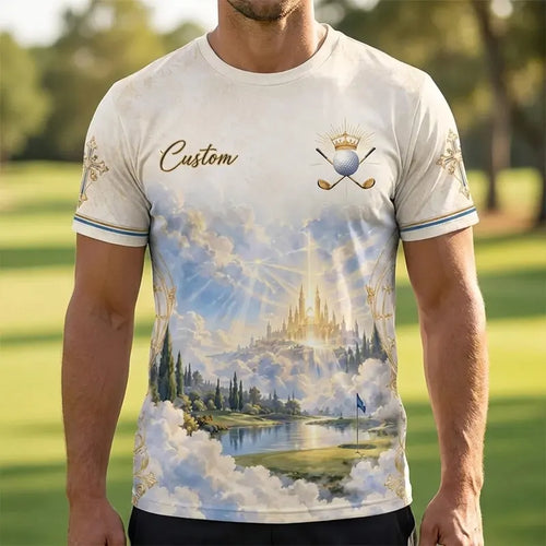 Personalized Swing By Faith Golf Christian T-Shirt