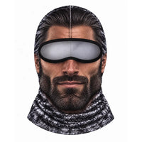 GigaChad Vision Pro 3D Printed Ski Mask