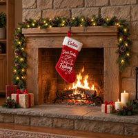 Personalized Dear Santa I’d Rather Be Fishing Christmas Stocking