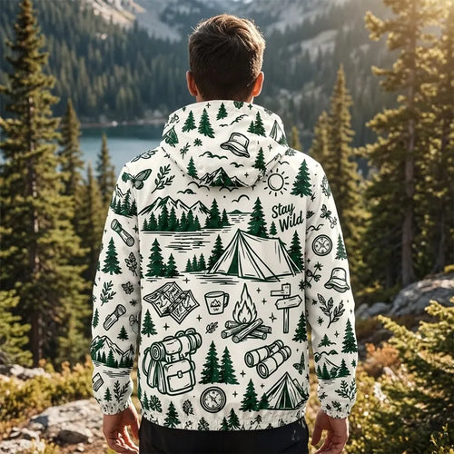 Personalized Camp More Worry Less Adventure Windbreaker Jacket