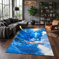 Savior James 1:17 Christian Ocean Faith Area Rug