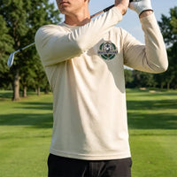 Grace Faith Golf Christian Embroidered Long Sleeve Shirt
