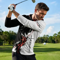Jesus Play Golf And Pray Christian Hooded Long Sleeve Shirt