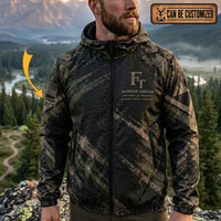 Personalized Fathom Thread Hunting Camo Windbreaker Jacket