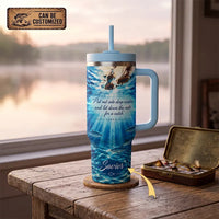 Personalized Fishers Of Men Deep Water 20oz Christian Tumbler