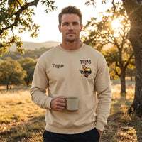 Personalized Texas Big Buck Hunting Sweater