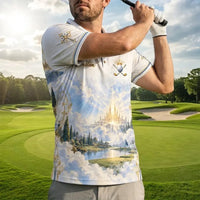 Personalized Swing By Faith Golf Christian Polo Shirt