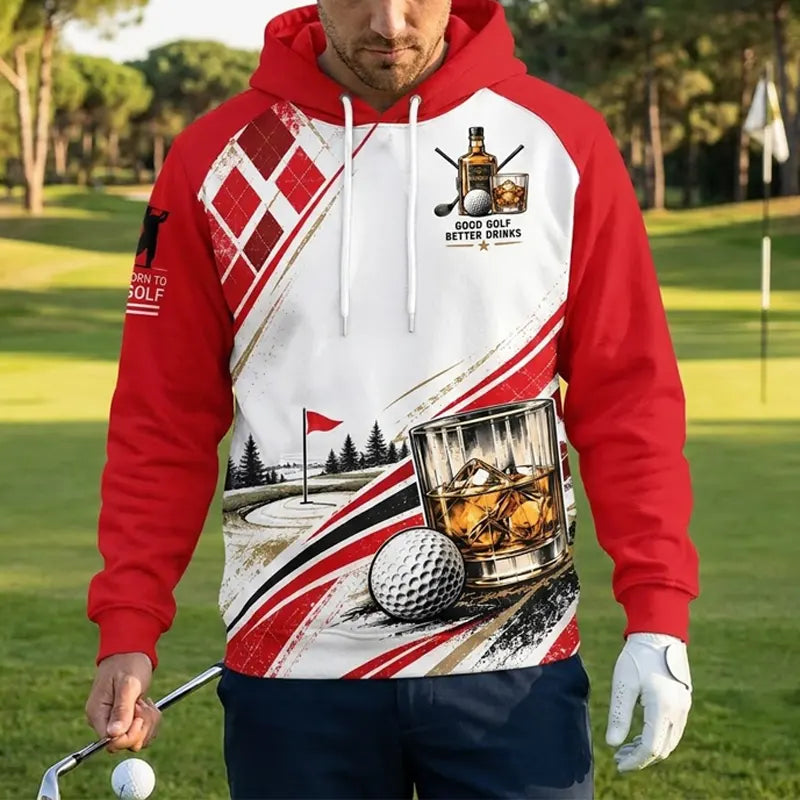 Good Golf Better Drinks Personalized Golf Hoodie