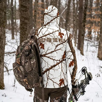 Fathom Thread Snow Camo Personalized Hoodie