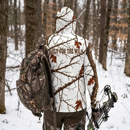 Fathom Thread Snow Camo Personalized Hoodie
