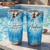 Personalized Fishers of Men Christian Fishing 20oz Tumbler