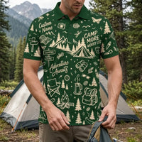 Personalized Camp More Worry Less Adventure Polo Shirt