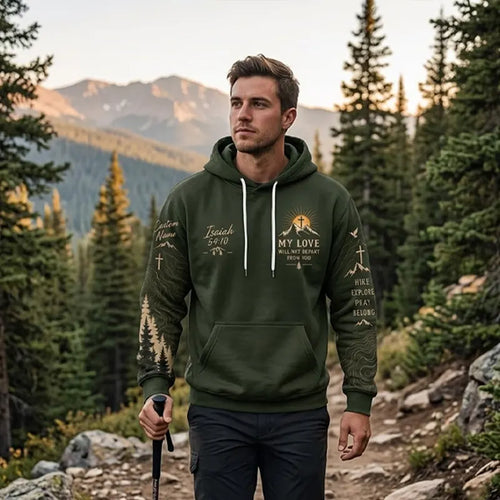 Christian Faith Mountain Landscape Hoodie