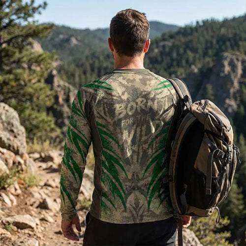 Born For The Wild Camo Long Sleeve Shirt