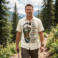Following God's Trail Christian Mountain Hawaiian Shirt