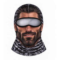 GigaChad Vision Pro 3D Printed Ski Mask