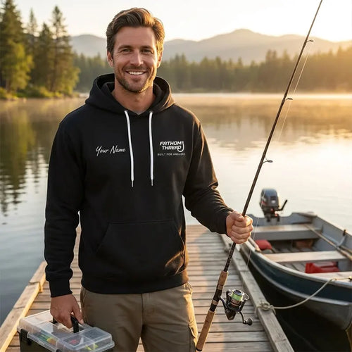 Personalized Fish More Worry Less Fishing Hoodie