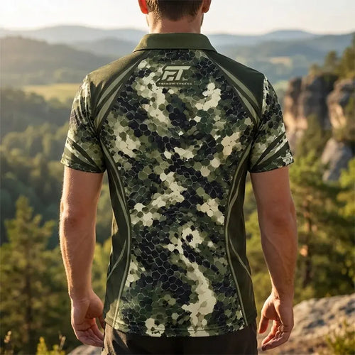 Custom Predator HexCamo Graphic Polo Shirt