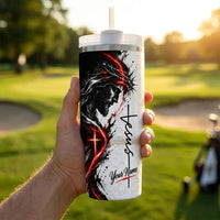 Personalized Jesus Play Golf And Pray Christian 40oz Tumbler