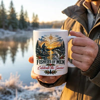 Personalized Fishers of Men Christmas Christian Fishing Mug