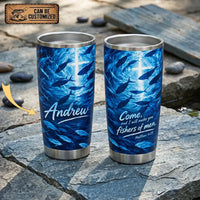 Personalized Fishers of Men Christian Fishing 20oz Tumbler