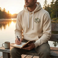 Grace Faith Fishing Christian Bass Embroidered Hoodie