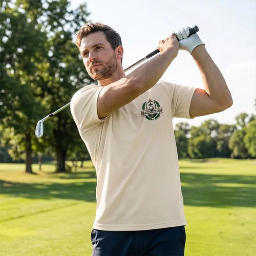 Grace Faith Golf Christian Embroidered T-Shirt