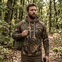 Fathom Threads Deer Antler Camo Hunting Hoodie
