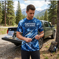 Fathom Thread Performance Fishing Marlin T-Shirt